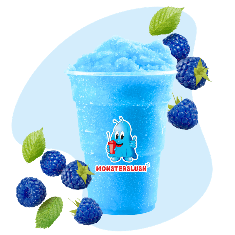 Zuckerfreies Slush - Warum zuckerfrei? 1 Monsterslush blaue Himbeere