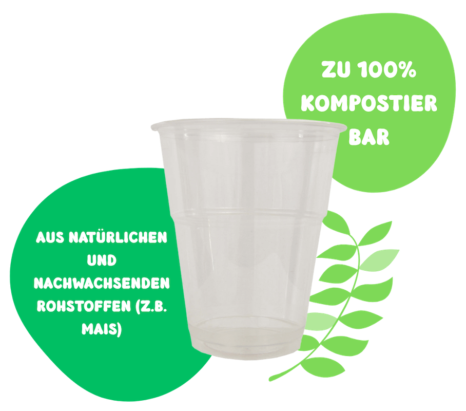 Einwegbecher ohne Aufdruck