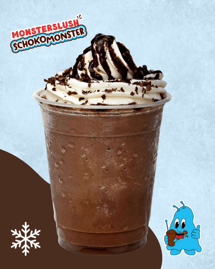 SchokoMonster Schoko Slush in der Slushmaschine